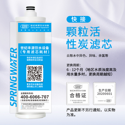 快接：颗粒活性炭滤芯